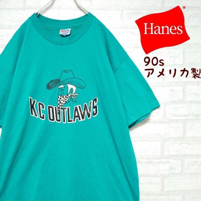 《USA製》90s ヘインズ Hanes オールドTシャツ シングルステッチ