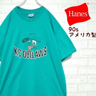 ヘインズ(Hanes)の《USA製》90s ヘインズ Hanes オールドTシャツ シングルステッチ(Tシャツ/カットソー(半袖/袖なし))