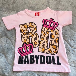 ベビードール(BABYDOLL)のBABYDOLL ヒョウ柄 Ｔシャツ 100cm(Tシャツ/カットソー)