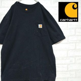 カーハート(carhartt)の《海外企画》Carhartt カーハート ポケットTシャツ ブラック XL(Tシャツ/カットソー(半袖/袖なし))