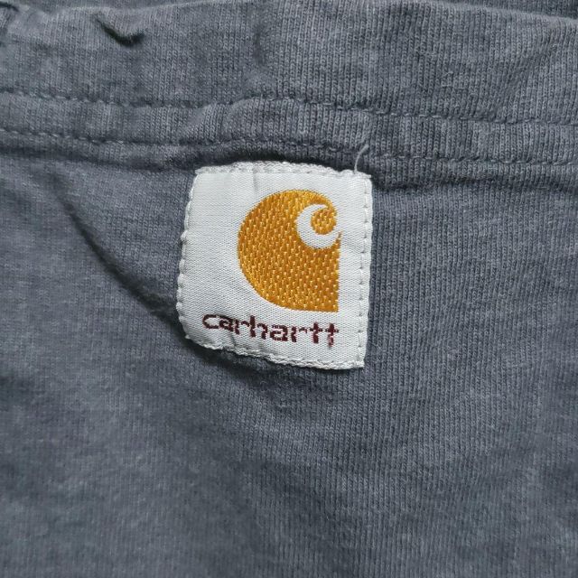 carhartt(カーハート)のカーハート Carhartt ポケットTシャツ 織りタグ 墨色 ブラック 3XL メンズのトップス(Tシャツ/カットソー(半袖/袖なし))の商品写真