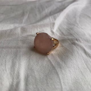 ❁ Vintage rétro natural stone ring #5(リング(指輪))