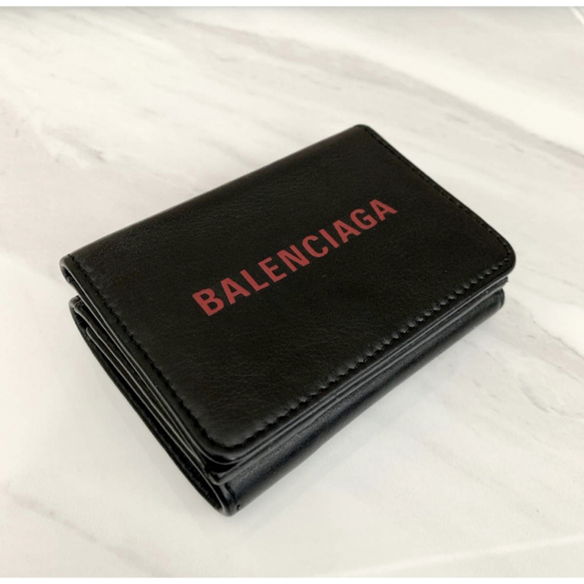 希少 美品 BALENCIAGA バレンシアガ エブリデイ コンパクトウォレット-