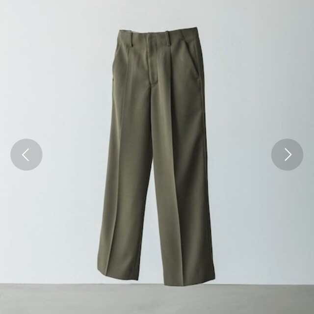 WOOL BACKSATIN SLACKS-