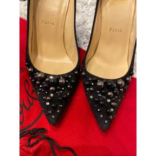 Christian Louboutin - ルブタン ビジューパンプス フェイクパール 36