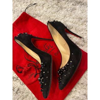 Christian Louboutin - ルブタン ビジューパンプス フェイクパール 36