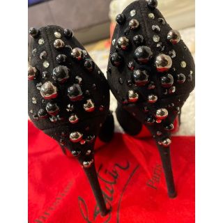 Christian Louboutin - ルブタン ビジューパンプス フェイクパール 36