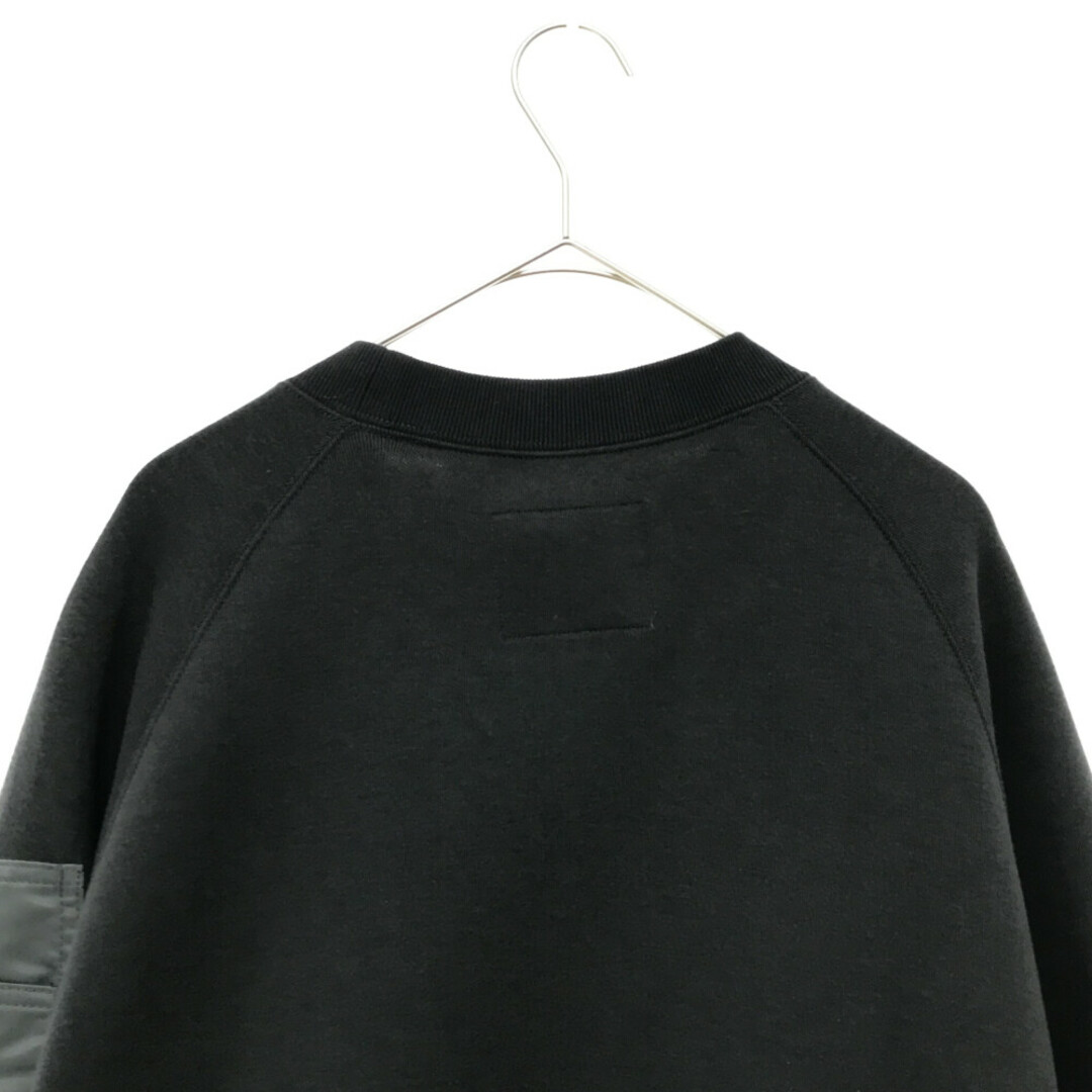 Sacai サカイ 22AW Nylon Twill x Sponge Sweat Pullover 22-02864M ナイロン ツイル  ドッキングスウェット