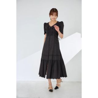 ハーリップトゥ(Her lip to)の【新品】Time After Time Scalloped Dress(ロングワンピース/マキシワンピース)