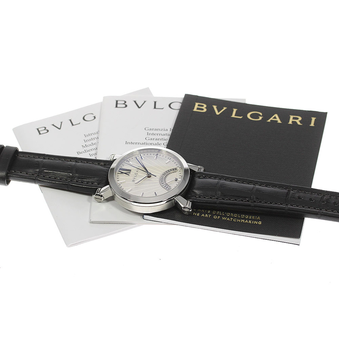 ブルガリ BVLGARI SB42SDR ソティリオ ブルガリ レトログラード 自動巻き メンズ 美品 保証書付き_749106