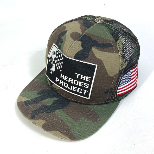 クロムハーツ CHROME HEARTS THE HEROES PROJECT カモフラ 迷彩 帽子