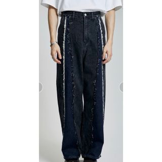 Jieda DENIM CARGO PANTS ブラック 参考価格 29700円