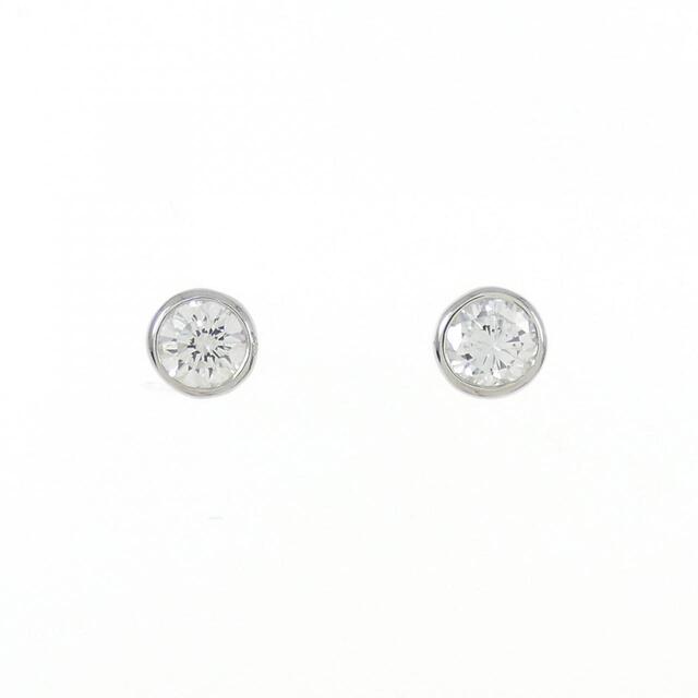 【リメイク】PT/ST ダイヤモンド ピアス 0.186CT 0.198CT E-F VS2 Good