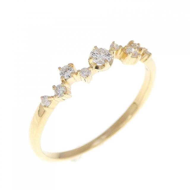 K18YG ダイヤモンド リング 0.15CT - www.sorbillomenu.com