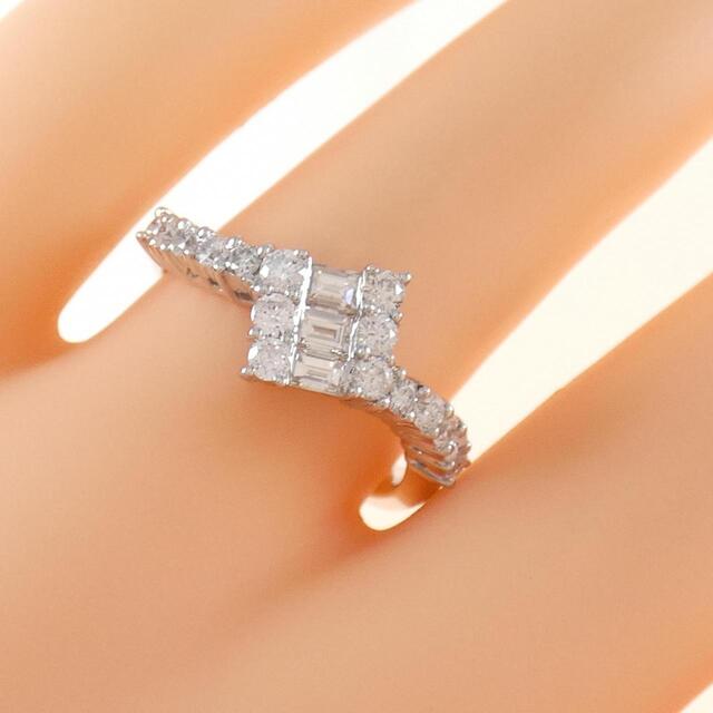 K18WG ダイヤモンド リング 0.68CT レディースのアクセサリー(リング(指輪))の商品写真