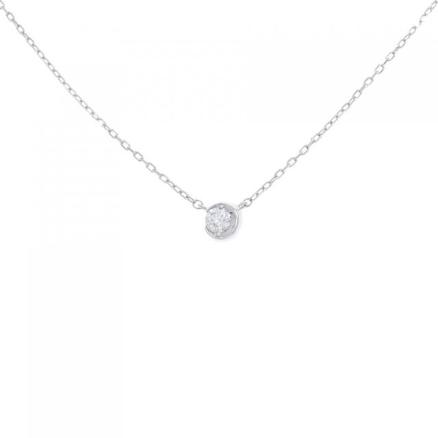 スタージュエリー ムーンセッティング ネックレス 0.04CT - ネックレス
