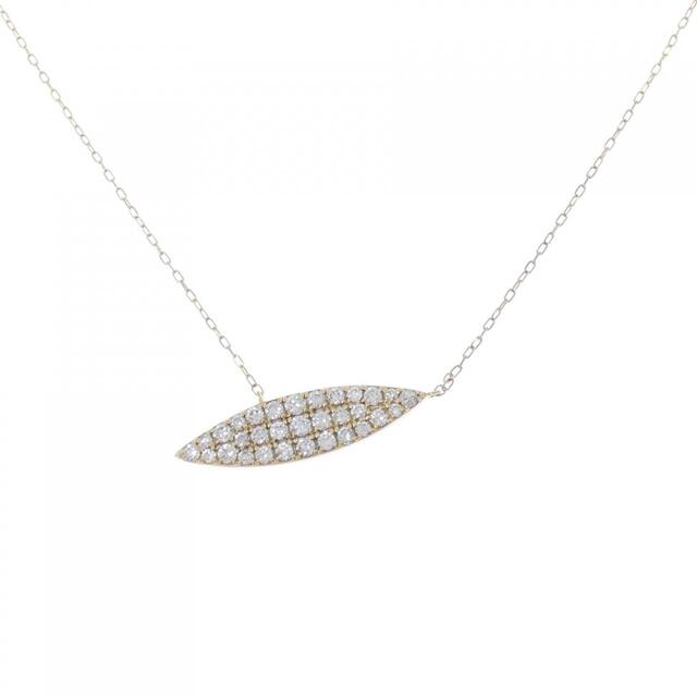 K18YG パヴェ ダイヤモンド ネックレス 0.50CT 超人気の 31518円 www