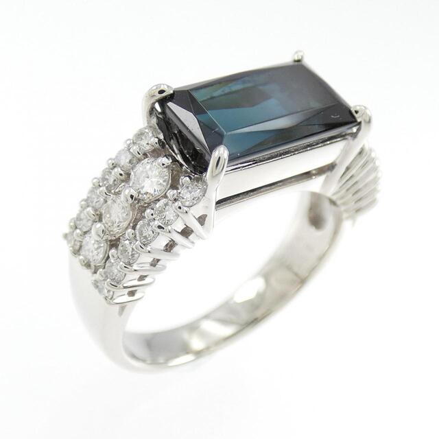 品質検査済 PT 2.78CT リング インディゴトルマリン リング(指輪