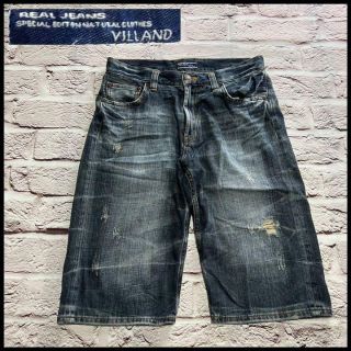 REAL JEANS VILLAND　ハーフパンツ　デニム　ジーンズ　メンズ(デニム/ジーンズ)