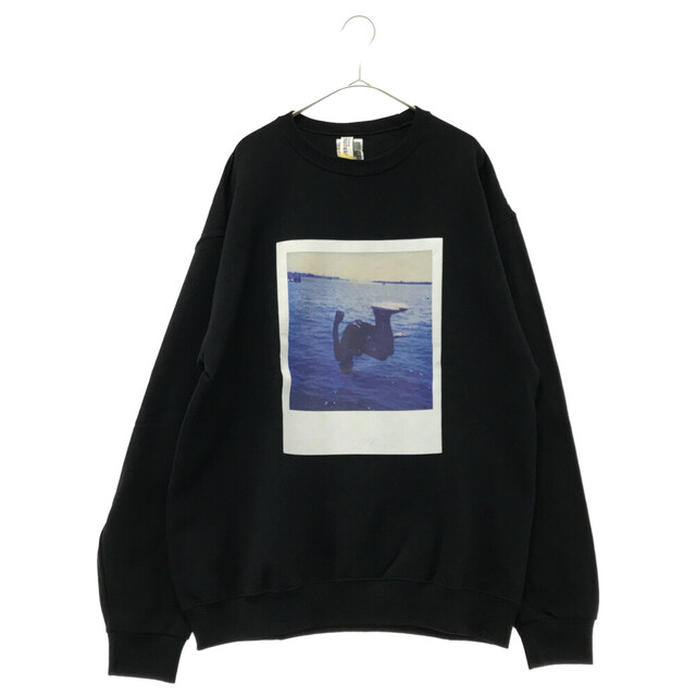 WACKO MARIA ワコマリア 23SS DAVIDE SORRENTI CREW NECK SWEAT SHIRT -TYPE  ダヴィデソレンティ クルーネックスウェットシャツ トレーナー ブラック DAVIDESORRENTI-WM-SS 完全生産限定盤 