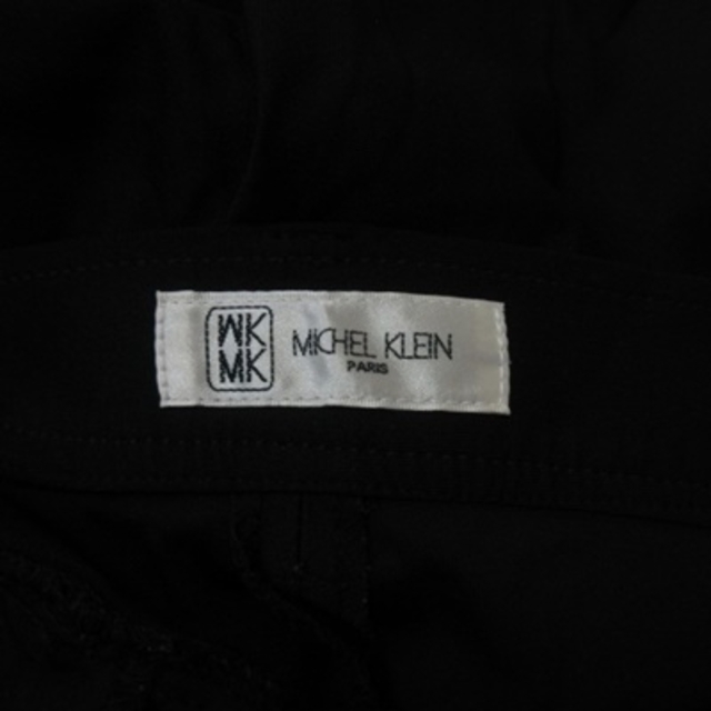 MK MICHEL KLEIN(エムケーミッシェルクラン)のエムケー ミッシェルクラン クロップドパンツ 38 黒 ブラック /YI レディースのパンツ(その他)の商品写真