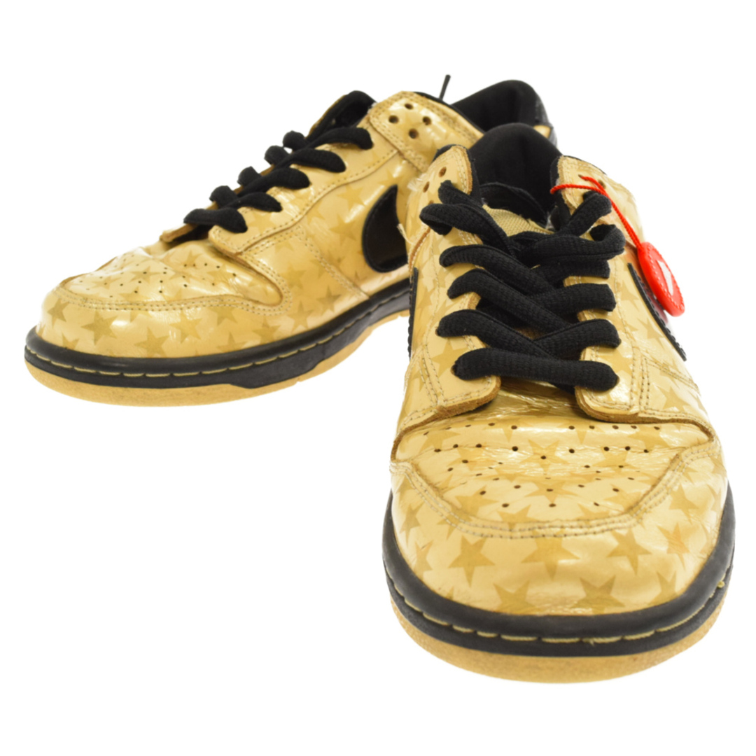 NIKE(ナイキ)のNIKE SB ナイキエスビー 2008 DUNK LOW PREMIUM SB TRICK STER ダンク ロー プロ トリック スター ローカットスニーカー ゴールドUS8.5/26.5cm 313170-702 メンズの靴/シューズ(スニーカー)の商品写真