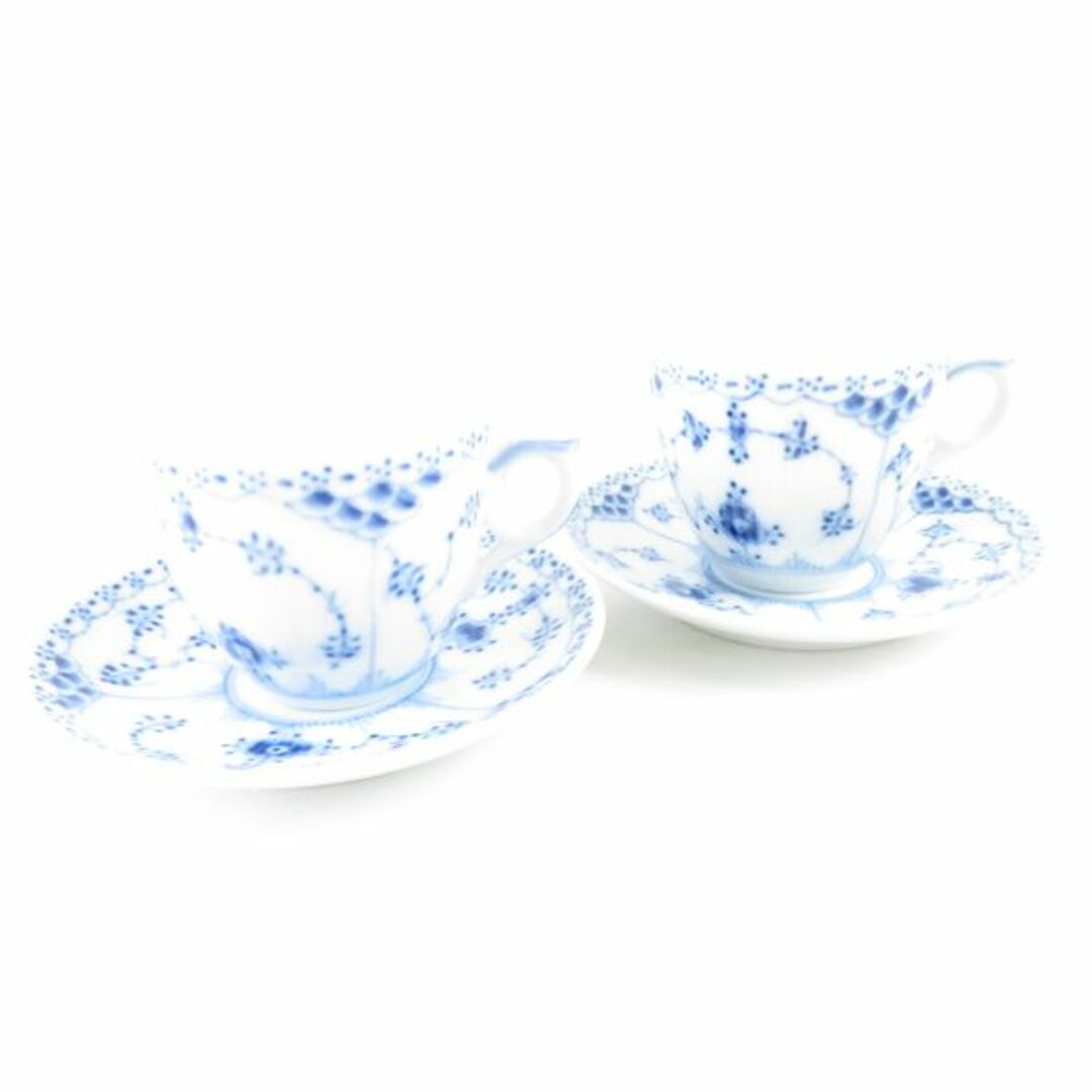 美品 ROYAL COPENHAGEN ロイヤルコペンハーゲン ブルーフルーテッド