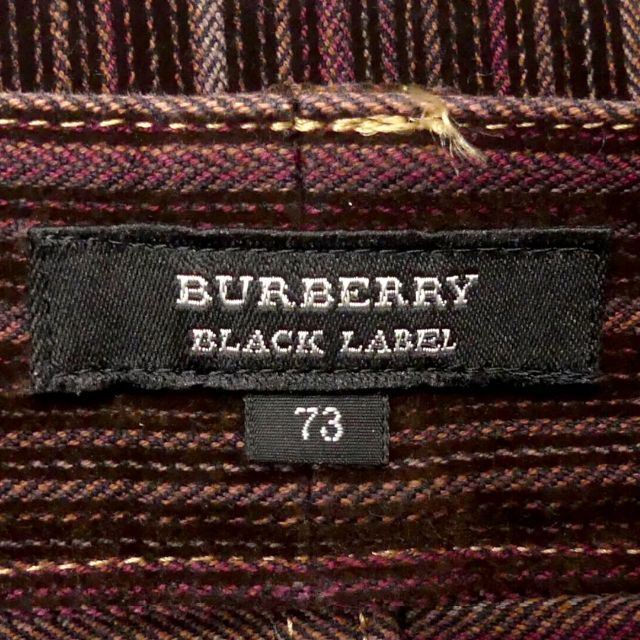 BURBERRY BLACK LABEL(バーバリーブラックレーベル)の廃盤 バーバリーブラックレーベル コーデュロイパンツ ノバチェック HH8889 メンズのパンツ(スラックス)の商品写真