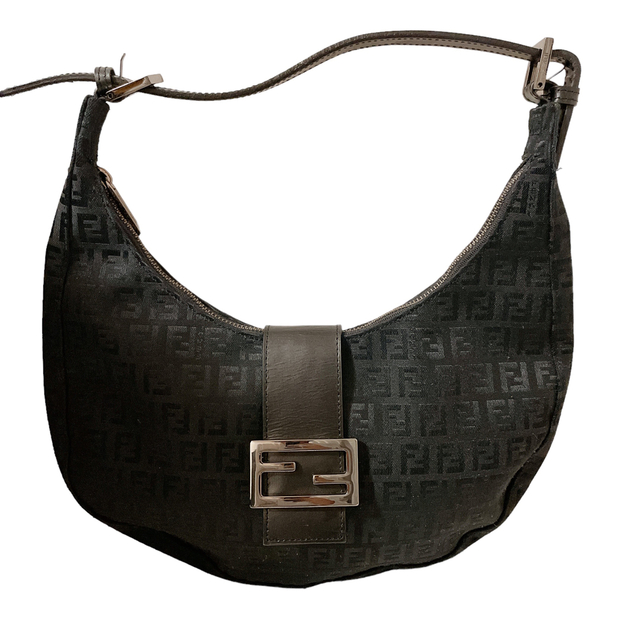 FENDI ズッキーノ ワンショルダーバッグ-
