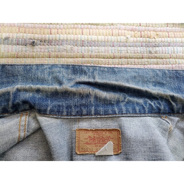 70s levi's 40サイズ 70505 4th Gジャン スモールe