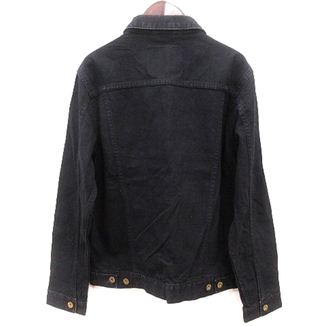レッド RED デニムジャケット Gジャン ジージャン M 黒 ブラック ■MO レディースのジャケット/アウター(Gジャン/デニムジャケット)の商品写真