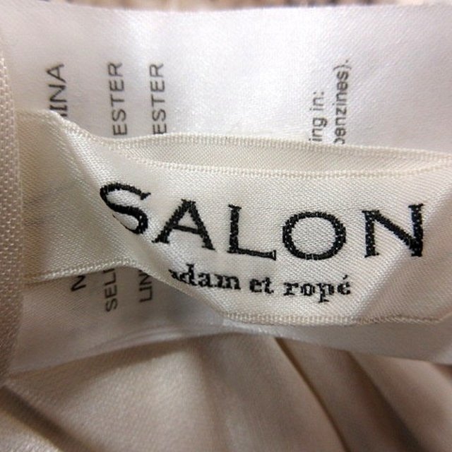 SALON(サロン)のサロン SALON スカート プリーツ ロング 総柄 F ライトベージュ  レディースのスカート(ロングスカート)の商品写真