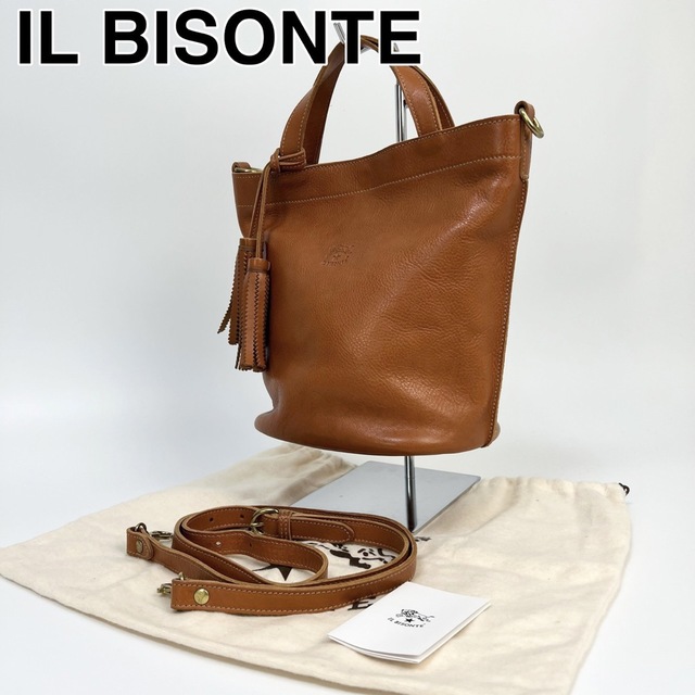 新品 未使用 イルビゾンテ IL BISONTE バケツバッグ ショルダーバッグ