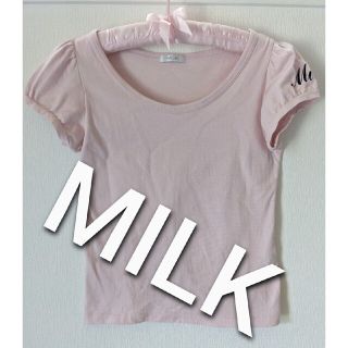 MILK 2019年 春夏新作 新品タグ付き ロゴTシャツ