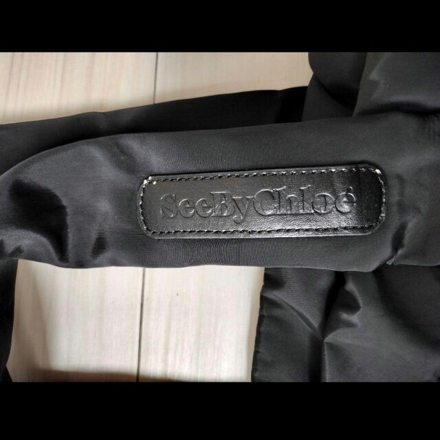 SEE BY CHLOE - SEE BY CHLOE シーバイクロエ 黒バッグ 星 SEE BY CHLOE - SEE BY CHLOE シーバイクロエ 黒バッグ 星