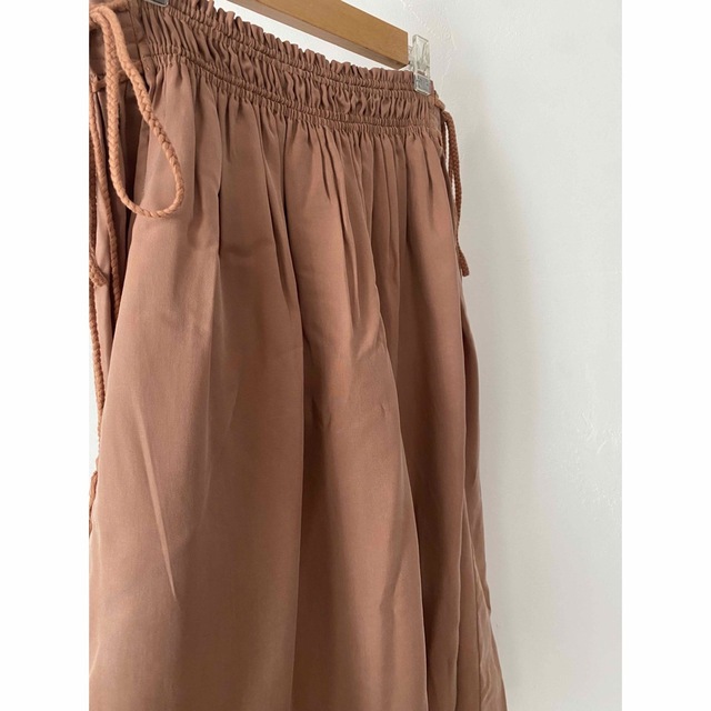 APIECE APART アピースアパート アメリカ製 Isabel Double V Skirt ダブルVカットロングスカート AA35301 4 オレンジ ボトムス【APIECE APART】