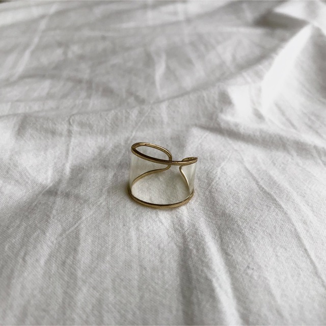 GRL(グレイル)の❁ Vintge rétro gold clear ring レディースのアクセサリー(リング(指輪))の商品写真