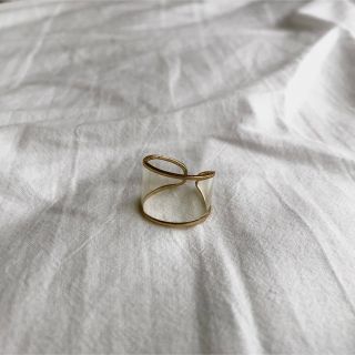 グレイル(GRL)の❁ Vintge rétro gold clear ring(リング(指輪))