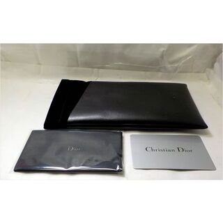 ディオール(Dior)のDior　ディオール　スリムメガネケース　ブラック　バネ口金具(サングラス/メガネ)