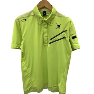 オークリー(Oakley)の♪♪OAKLEY オークリ メンズ ゴルフウェア ポロシャツ SIZE XL 黄緑(シャツ)