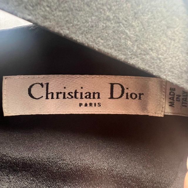 良品】Christian Dior 膝丈ワンピース ブラック フレア プリーツ