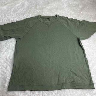 ユニクロ(UNIQLO)のUNIQLO ユニクロ　３枚セット　グレー、オレンジ　緑　XL 古着(Tシャツ/カットソー(半袖/袖なし))