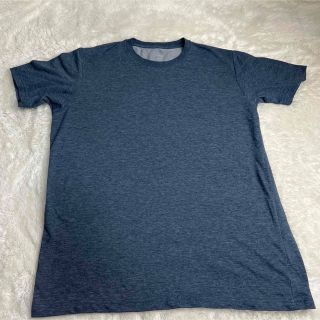 ユニクロ(UNIQLO)のユニクロ　半袖　Tシャツ　ブルー　XL 古着(Tシャツ/カットソー(半袖/袖なし))