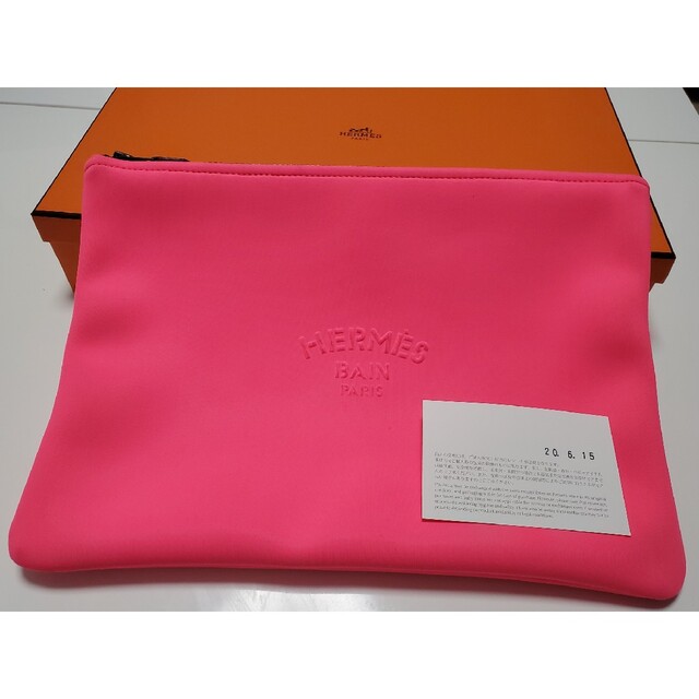 Hermes - エルメス《ネオバン》美品 ピンク GM ポーチ クラッチの通販