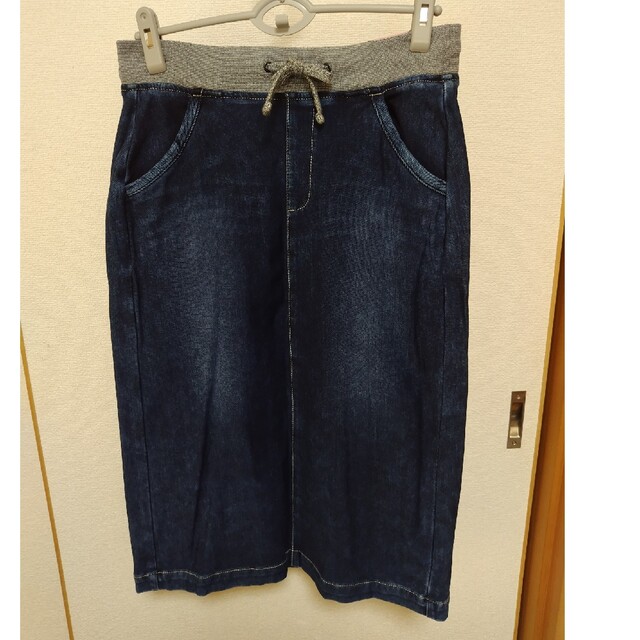 EDWIN(エドウィン)のLADIVA by EDWIN Room Jeans スカート　Lサイズ レディースのスカート(ひざ丈スカート)の商品写真