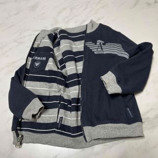 アルマーニ ジュニア(ARMANI JUNIOR)のアルマーニジュニア　リバーシブル　フルジップスウェットシャツ(ジャケット/上着)