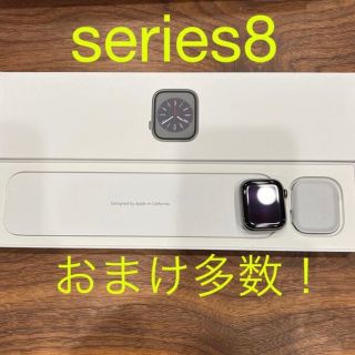 アップルウォッチ(Apple Watch)のApple Watch Series8 41mm ステンレス　GPS+セルラー(腕時計(デジタル))