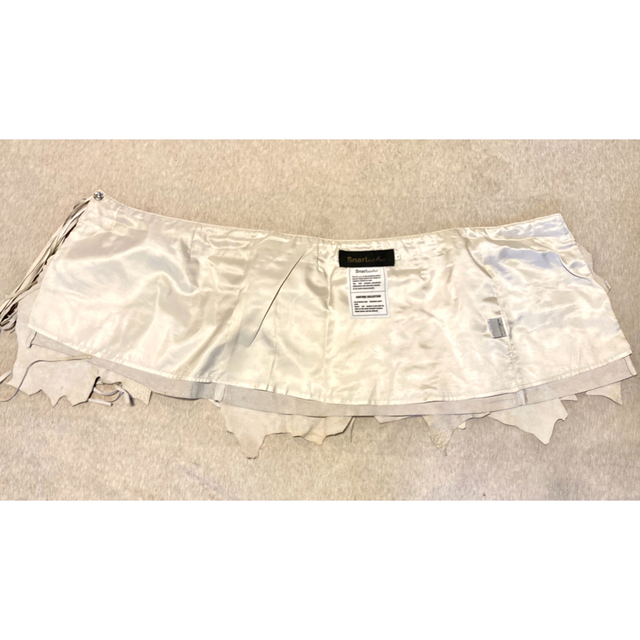 Snarl extra(スナールエクストラ)のsnarlextraレザースカート  巻きスカート　ミニスカート　38 レディースのスカート(ミニスカート)の商品写真