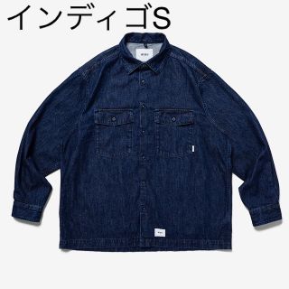 ダブルタップス(W)taps)のwtaps CBW/LS/COTTON.DENIM インディゴS ダブルタップス(シャツ)