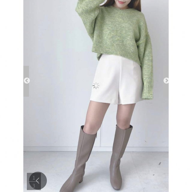 earth music & ecology(アースミュージックアンドエコロジー)のearth music&ecology  カットツイルショートパンツ レディースのパンツ(ショートパンツ)の商品写真